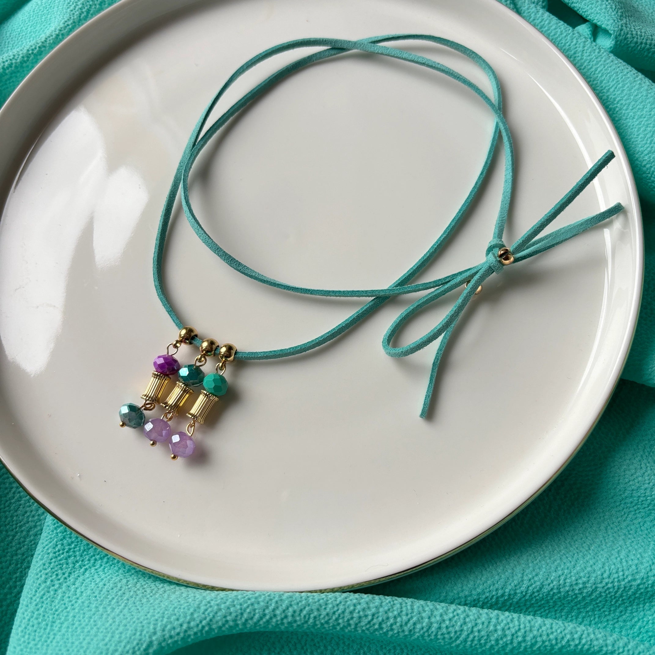 Collana Choke lavender