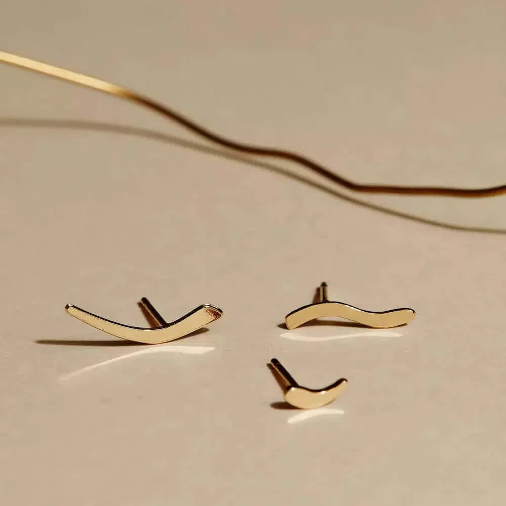 Gioielli artigianali Set 3 orecchini Waves