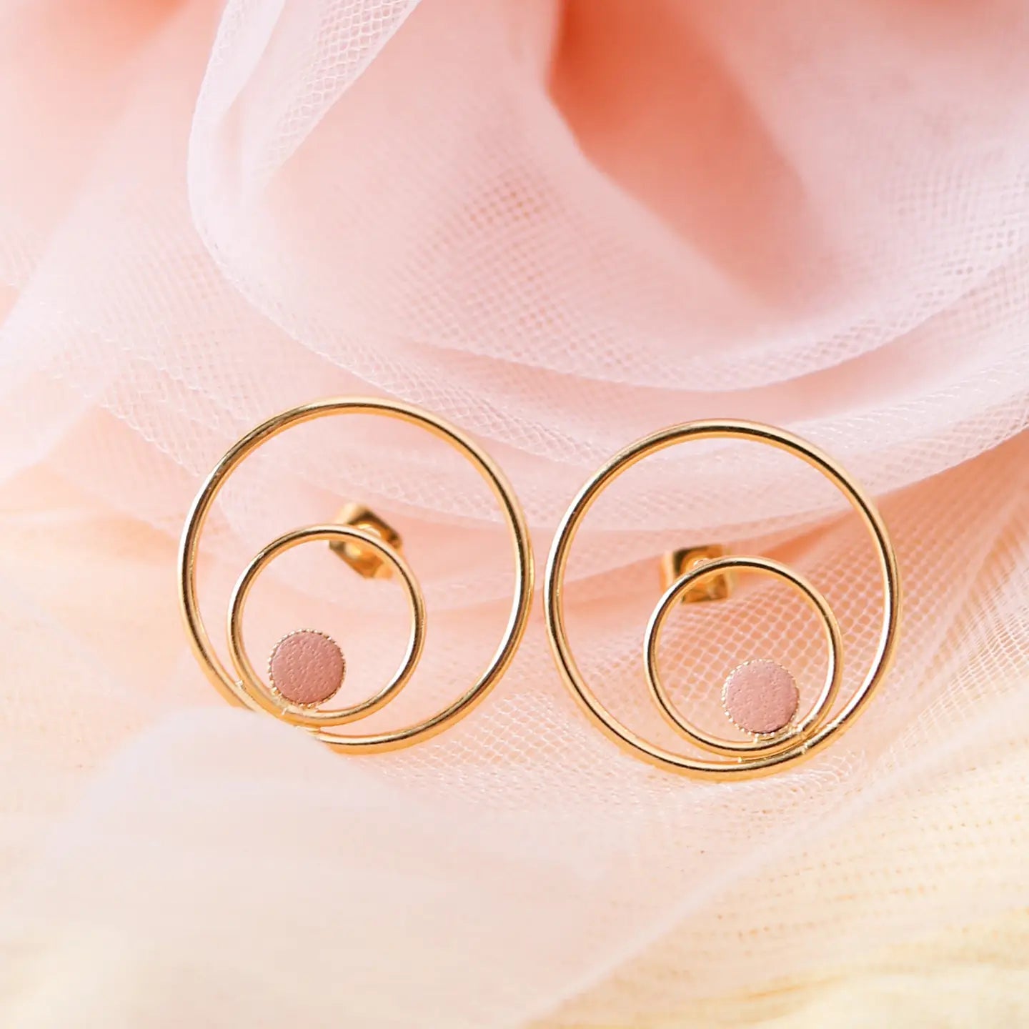 Orecchini doppio cerchio Nini