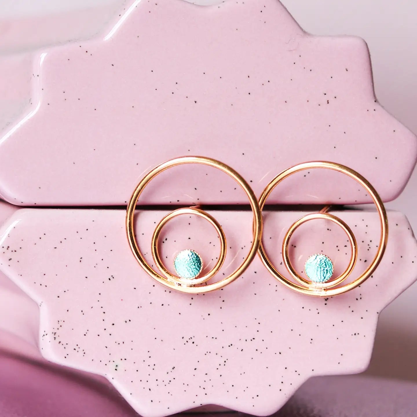 Orecchini doppio cerchio Nini