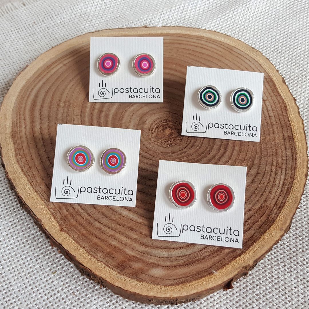 Orecchini bottone Rovell