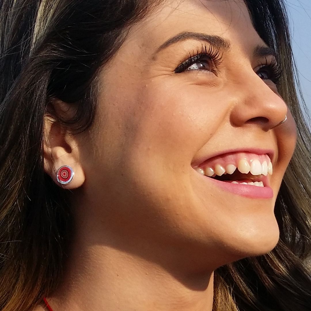 Orecchini bottone Rovell