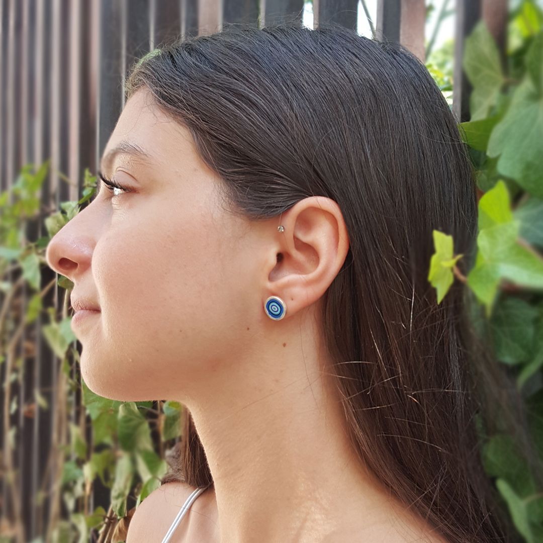 Orecchini bottone Rovell