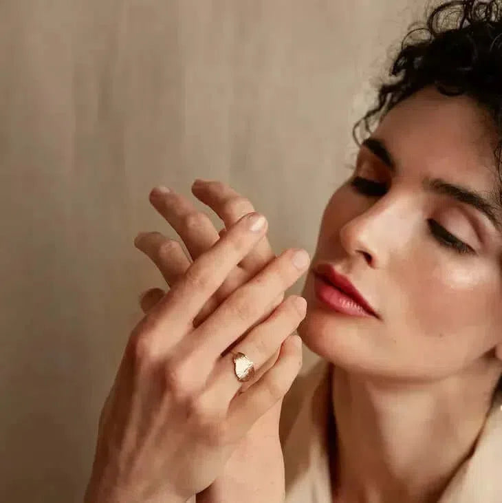 Gioielli artigianali Anello Ginko S