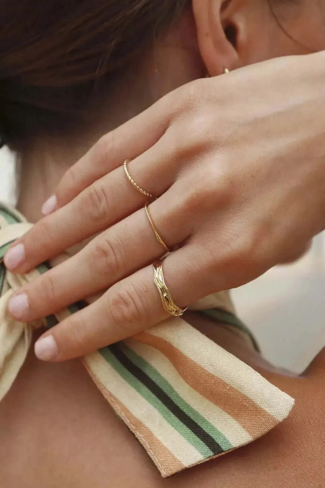 Gioielli artigianali Anello Ondina