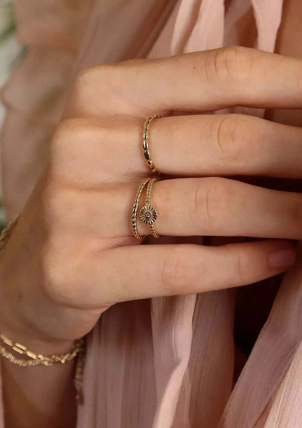 Gioielli artigianali Anello Sole