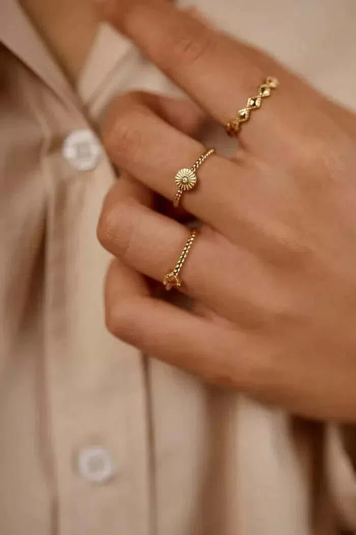 Gioielli artigianali Anello Sole