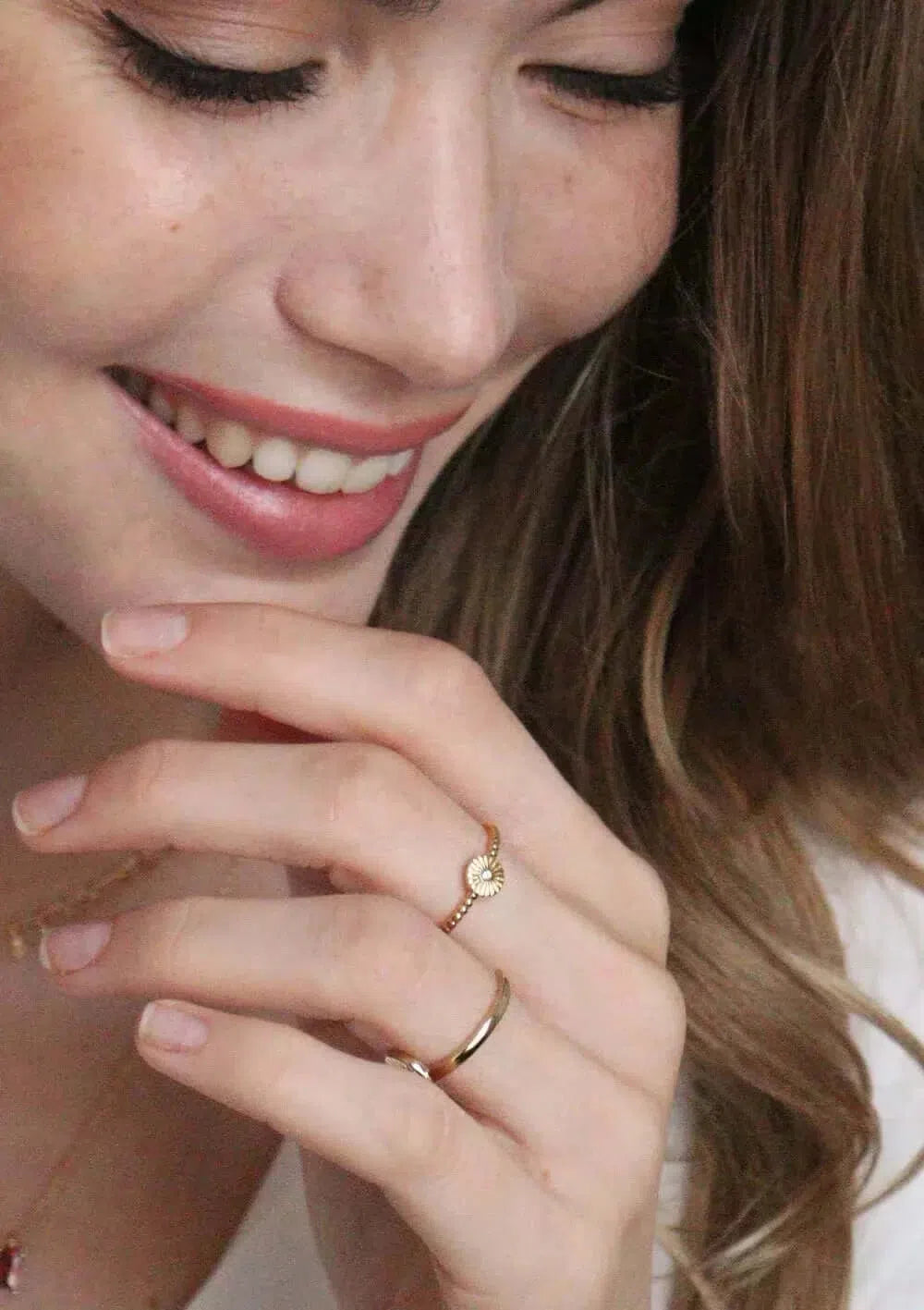 Gioielli artigianali Anello Sole