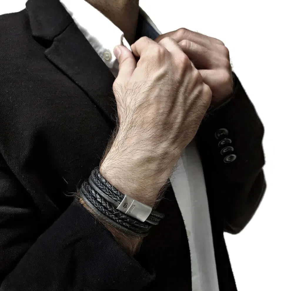 Gioielli artigianali Bracciale Bonacci Nero