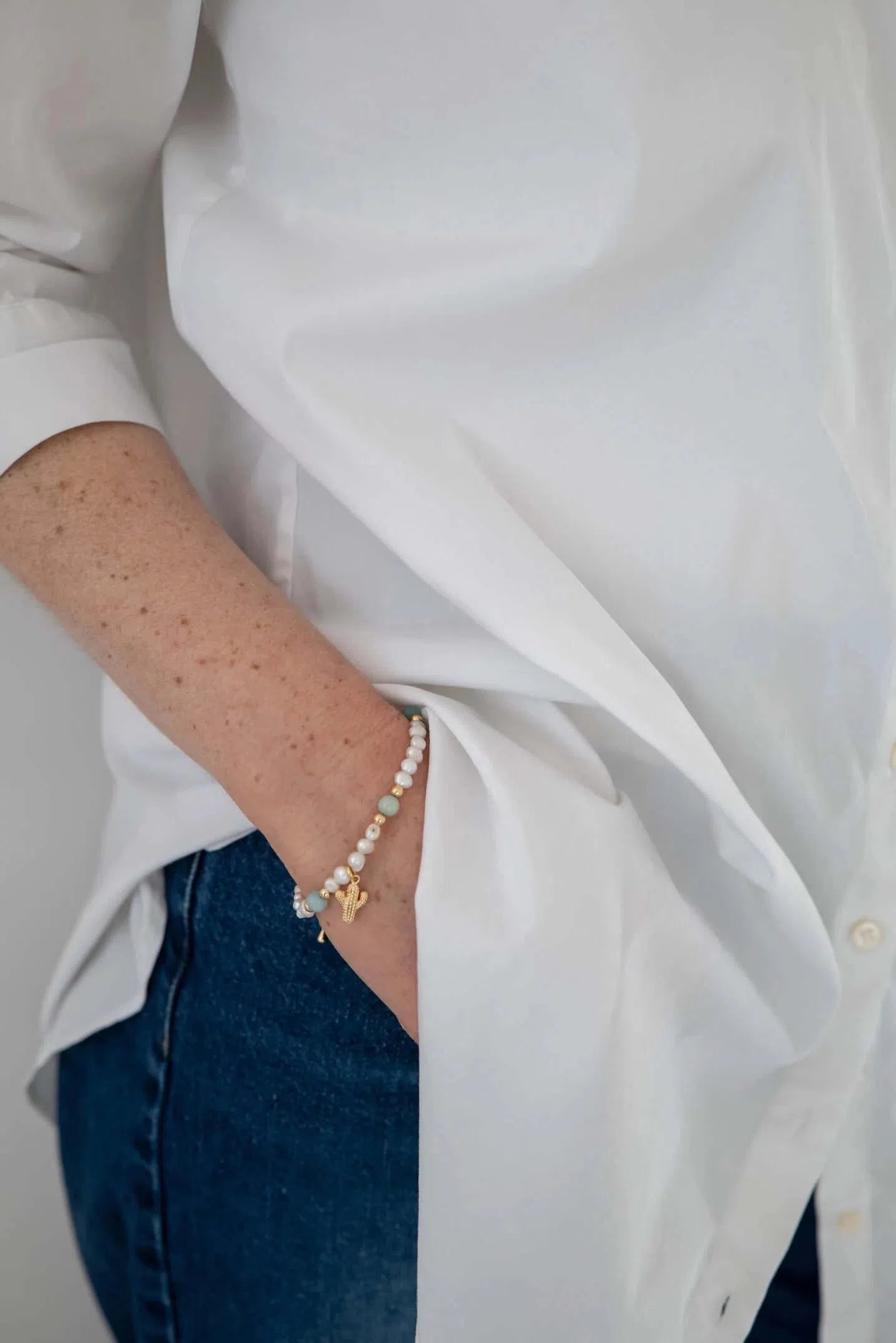 Gioielli artigianali Bracciale Acquamarina