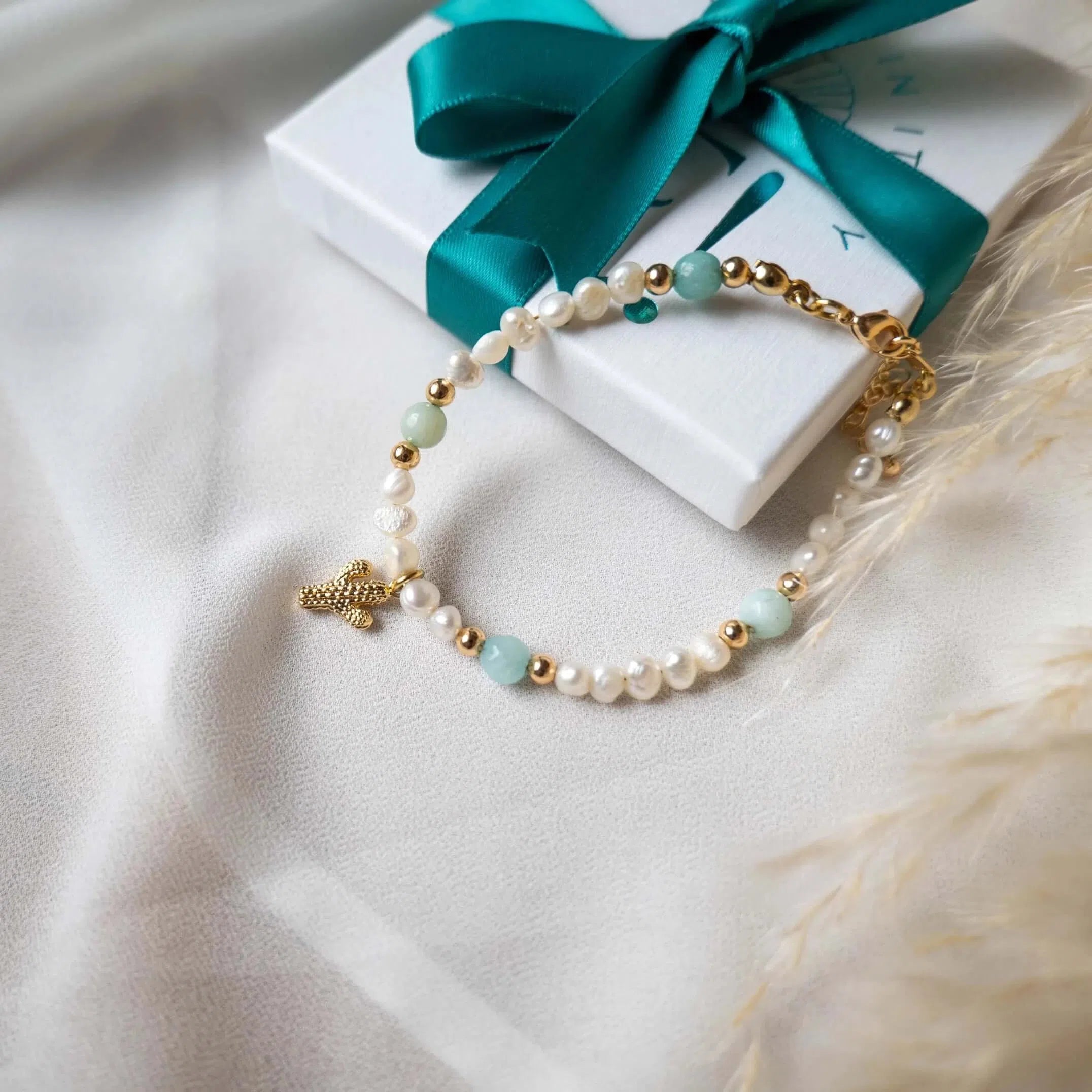 Gioielli artigianali Bracciale Acquamarina