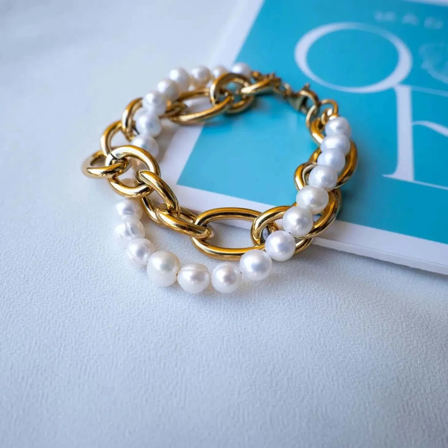 Gioielli artigianali Bracciale doppio perle