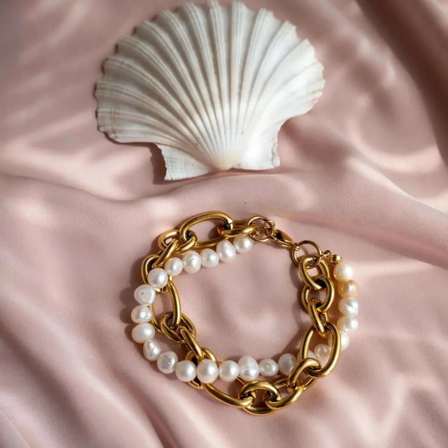 Gioielli artigianali Bracciale doppio perle