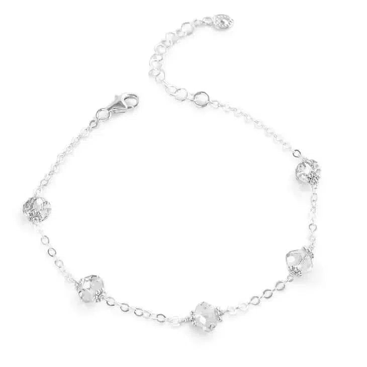 Gioielli artigianali Bracciale Swarovski Silver Shade