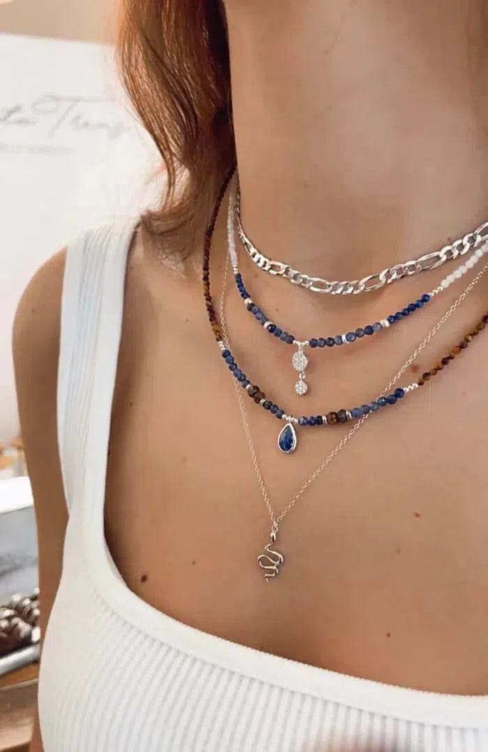 Gioielli artigianali Collana Blu