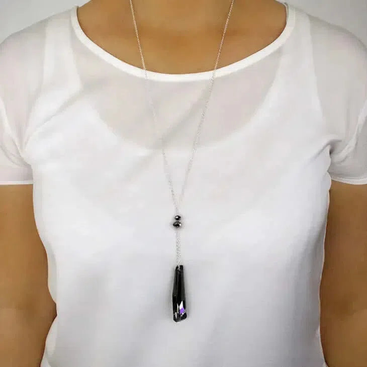 Gioielli artigianali Collana Lunga Black Diamond