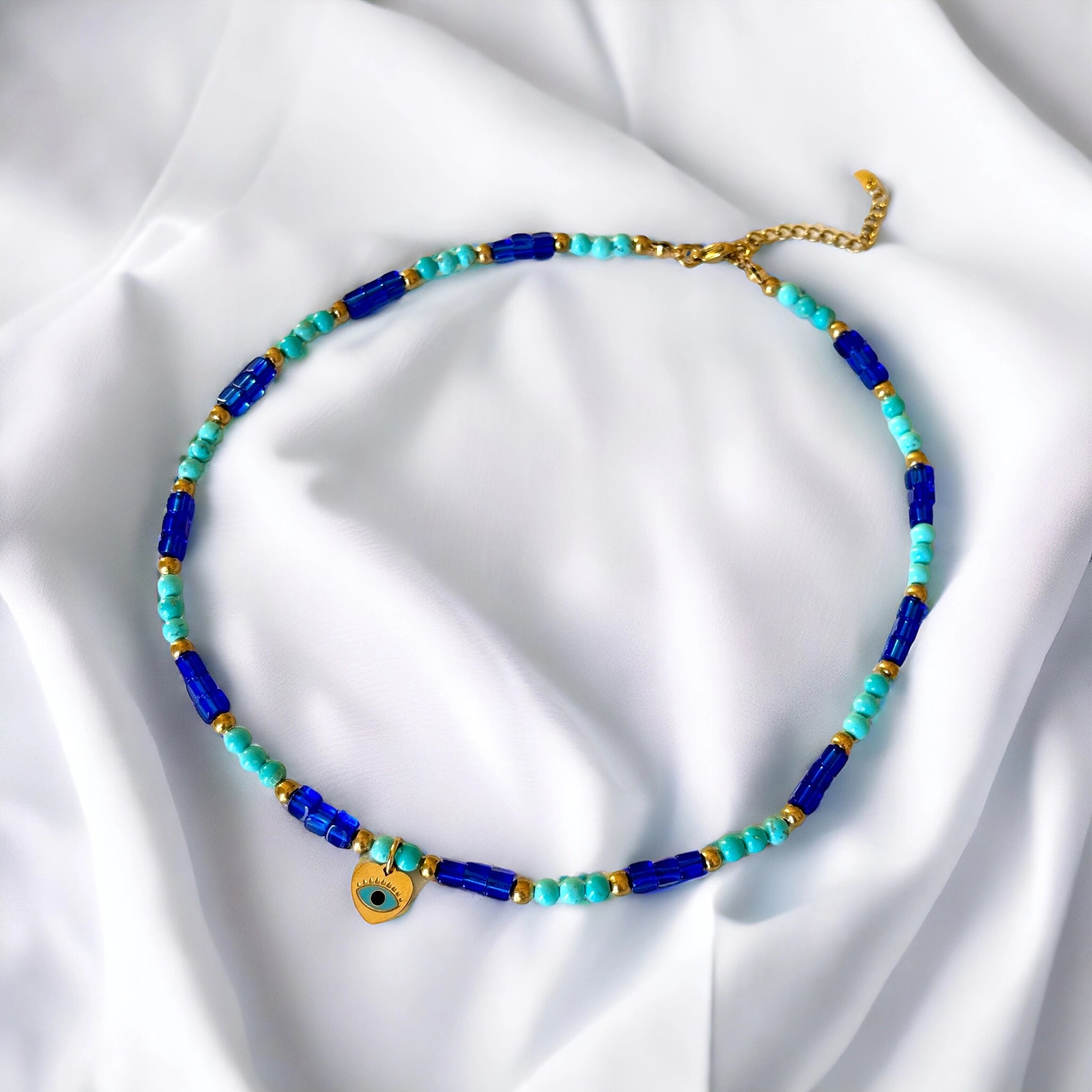 Collana magnesite malocchio