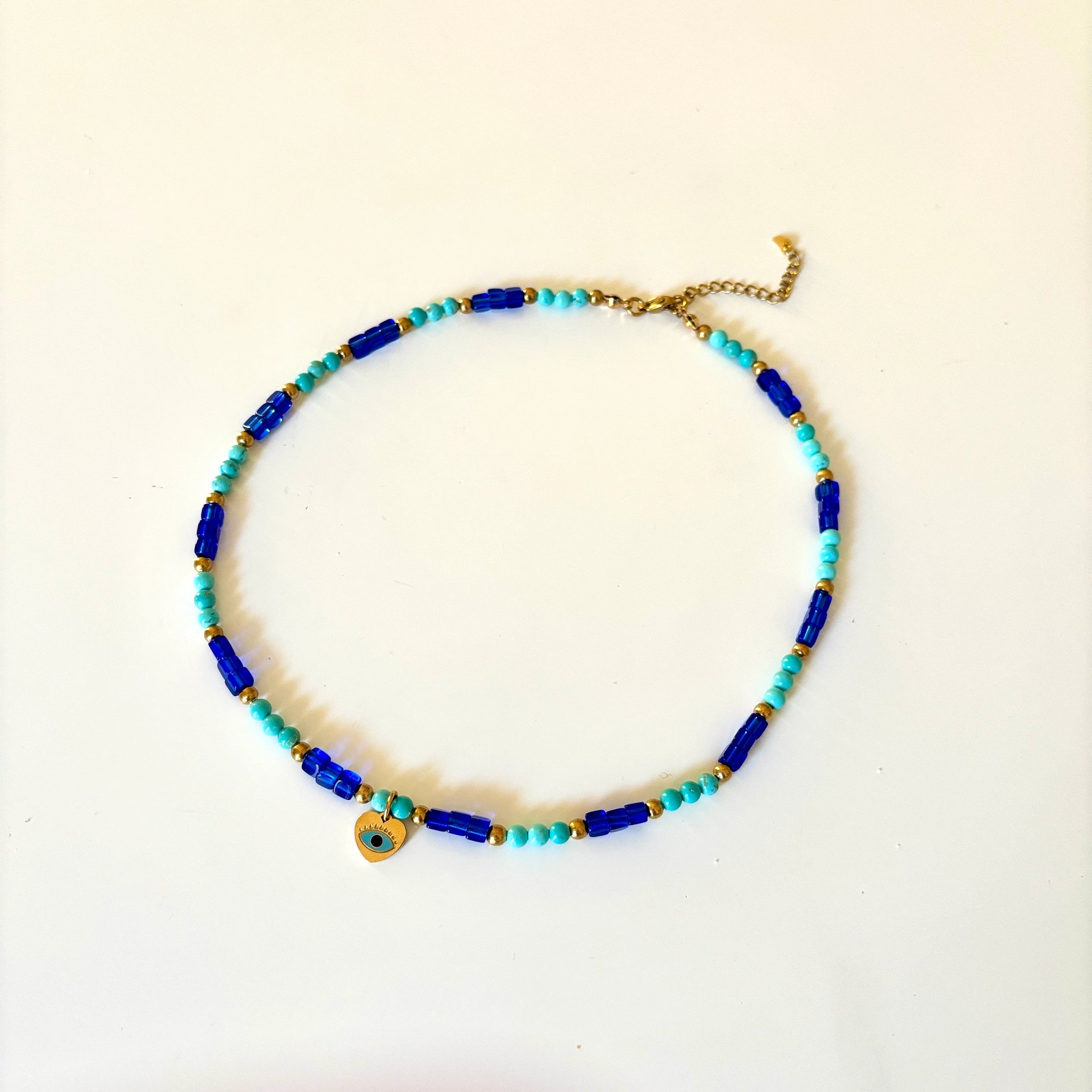 Collana magnesite malocchio