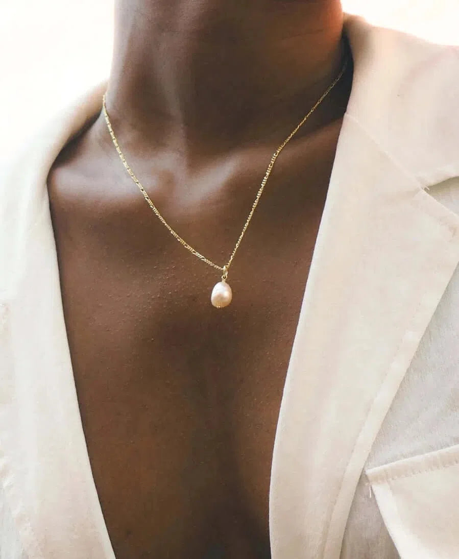 Gioielli artigianali Ciondola CARA pearl