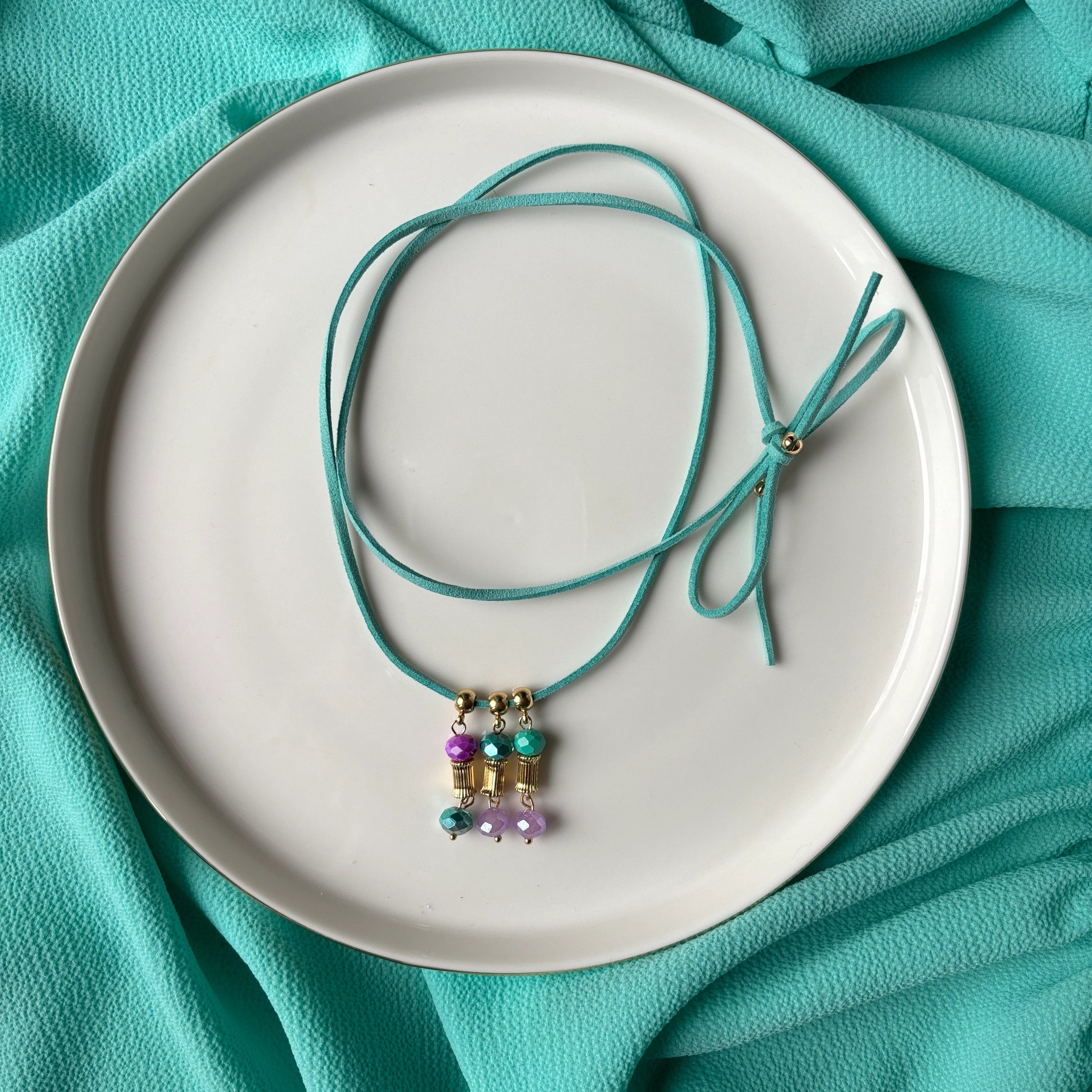 Collana Choke lavender