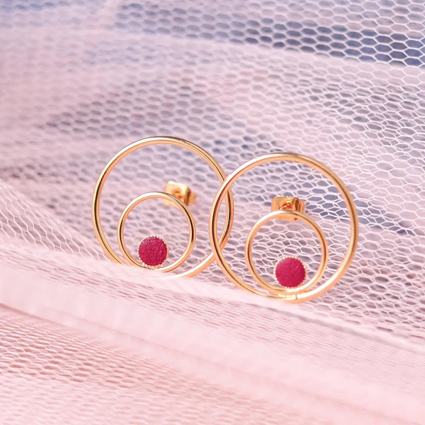 Orecchini doppio cerchio Nini