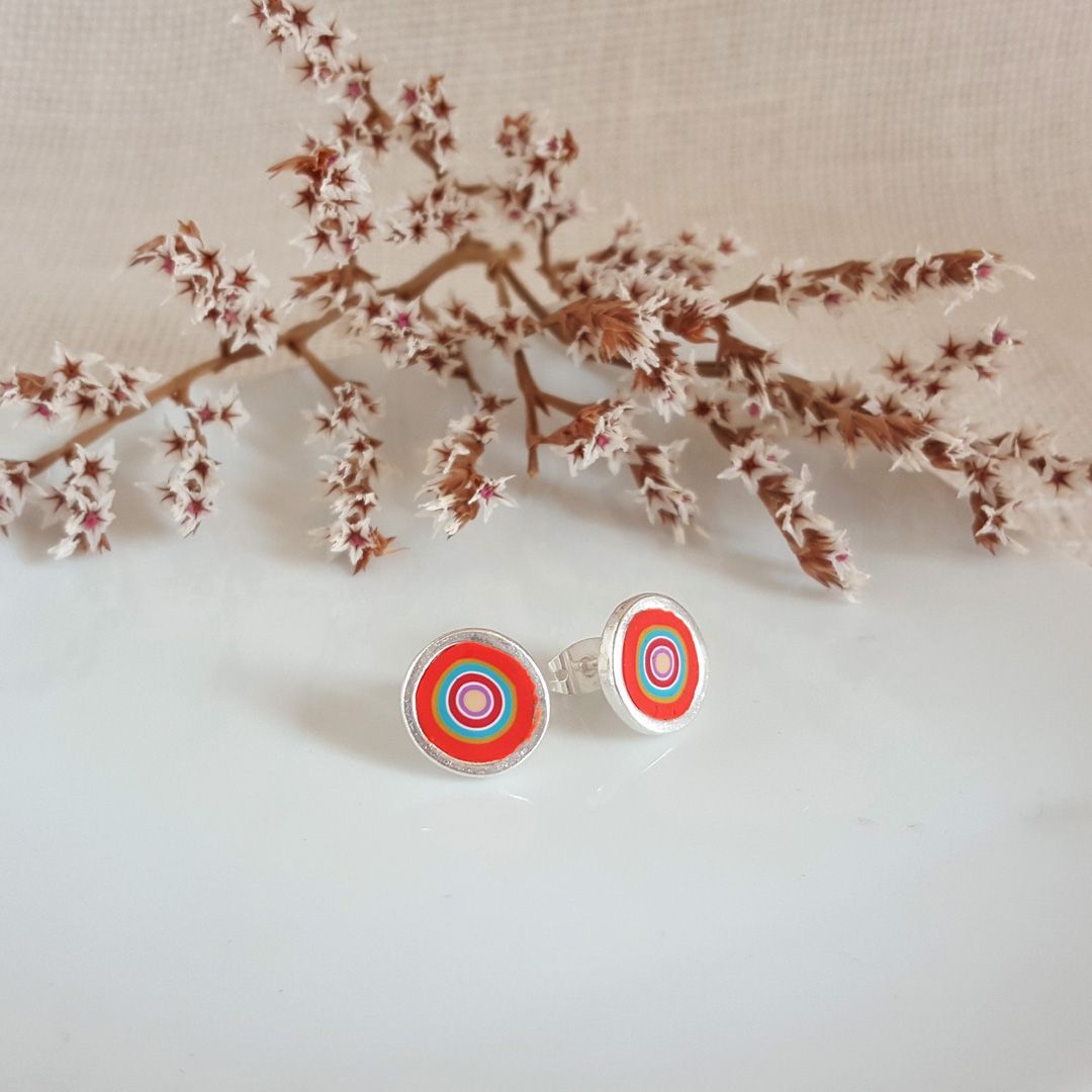 Orecchini bottone Rovell