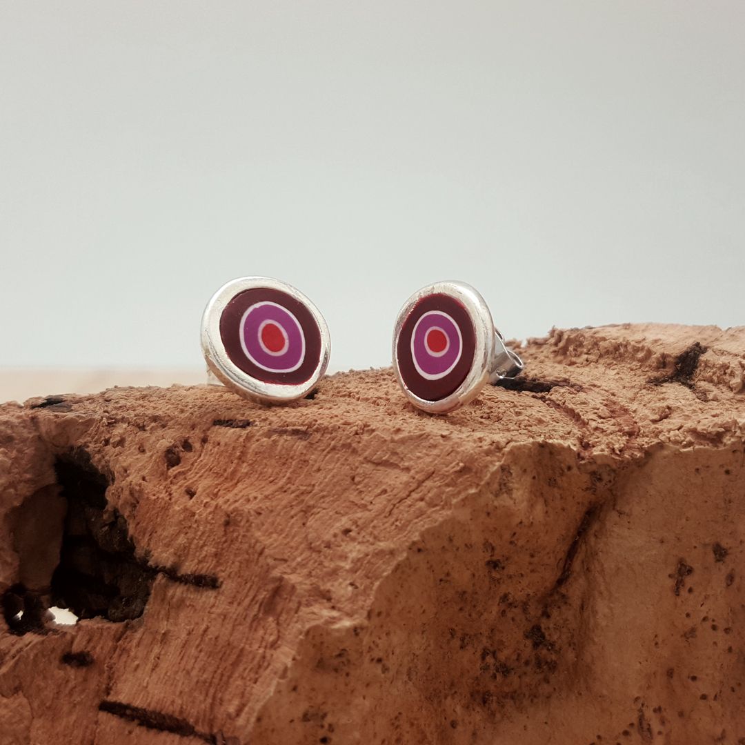 Orecchini bottone Rovell