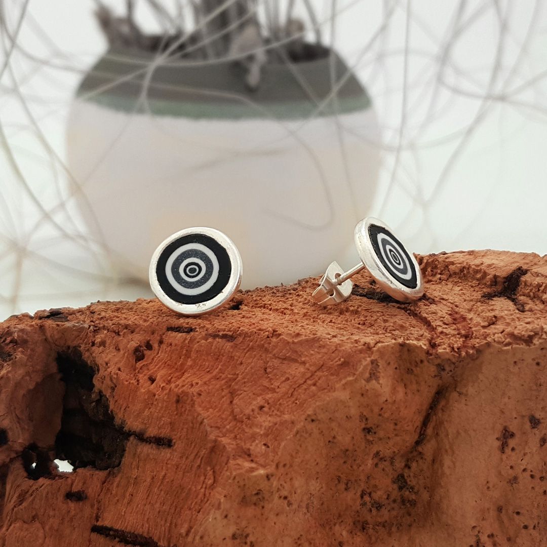 Orecchini bottone Rovell