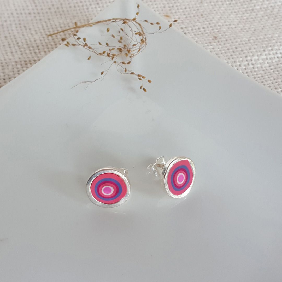 Orecchini bottone Rovell