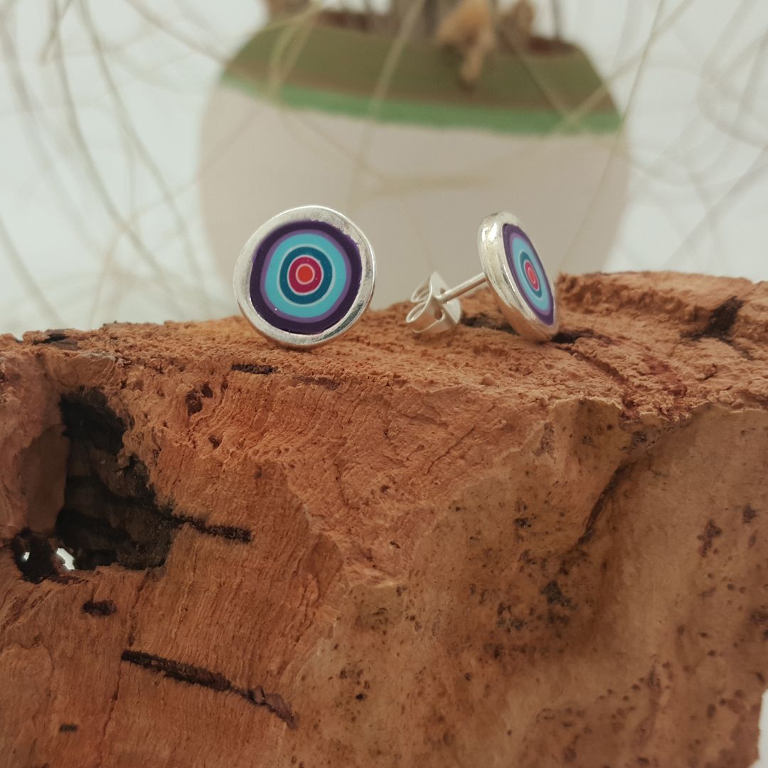 Orecchini bottone Rovell