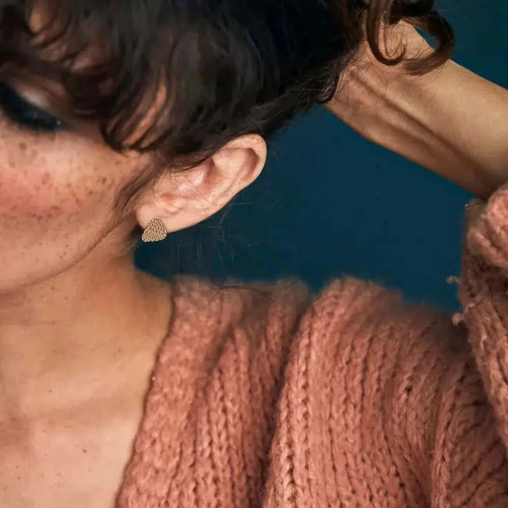 Gioielli artigianali Set 3 orecchini roccia