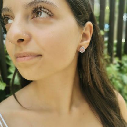 Orecchini bottone Rovell