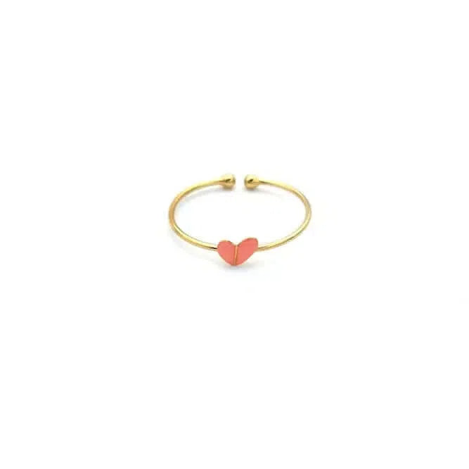 Gioielli artigianali Anello Cuore Rosa