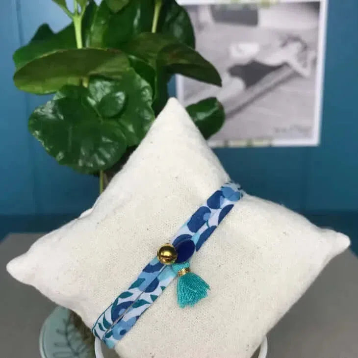 Gioielli artigianali Bracciale my Liberty Blue Crystal