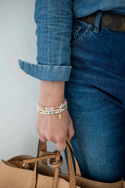 Gioielli artigianali Bracciale Acquamarina