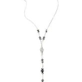 Gioielli artigianali Collana Y Balck Swarovski