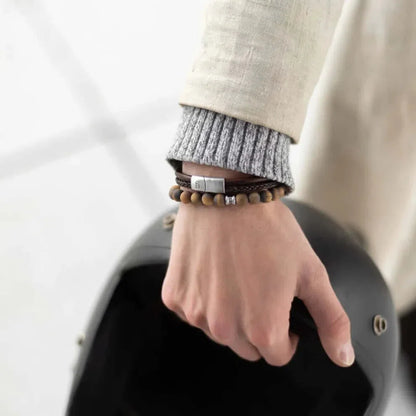 Gioielli artigianali Bracciale Denby Marrone