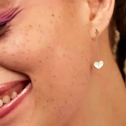 Gioielli artigianali Orecchini pendenti cuore