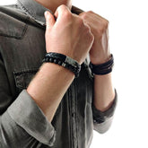 Gioielli artigianali Bracciale Stone Nero